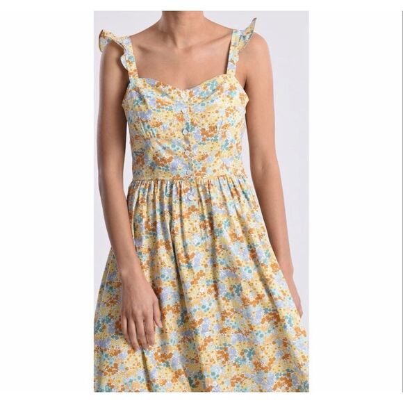 Molly Bracken Liberty Floral Print Midi Dress - Picture 3 of 10